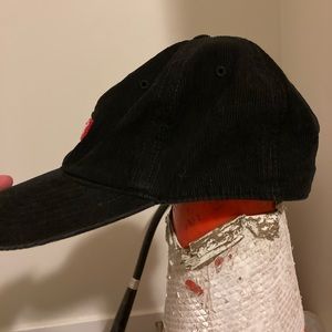 Levis black corduroyed hat.